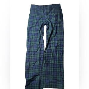 VINEYARD VINES Blackwatch Navy blue & green plaid pants Size 18 CHRISTMAS